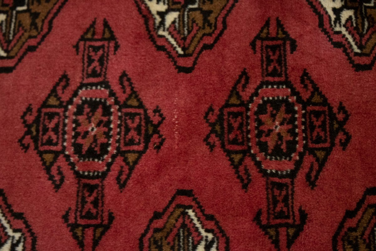 Vintage Bittersweet Red Tribal 7X10 Turkoman Persian Rug