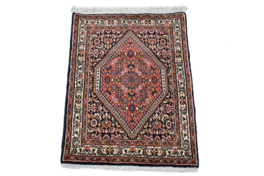 Charcoal Tribal 1'8X2'4 Bidjar Persian Rug