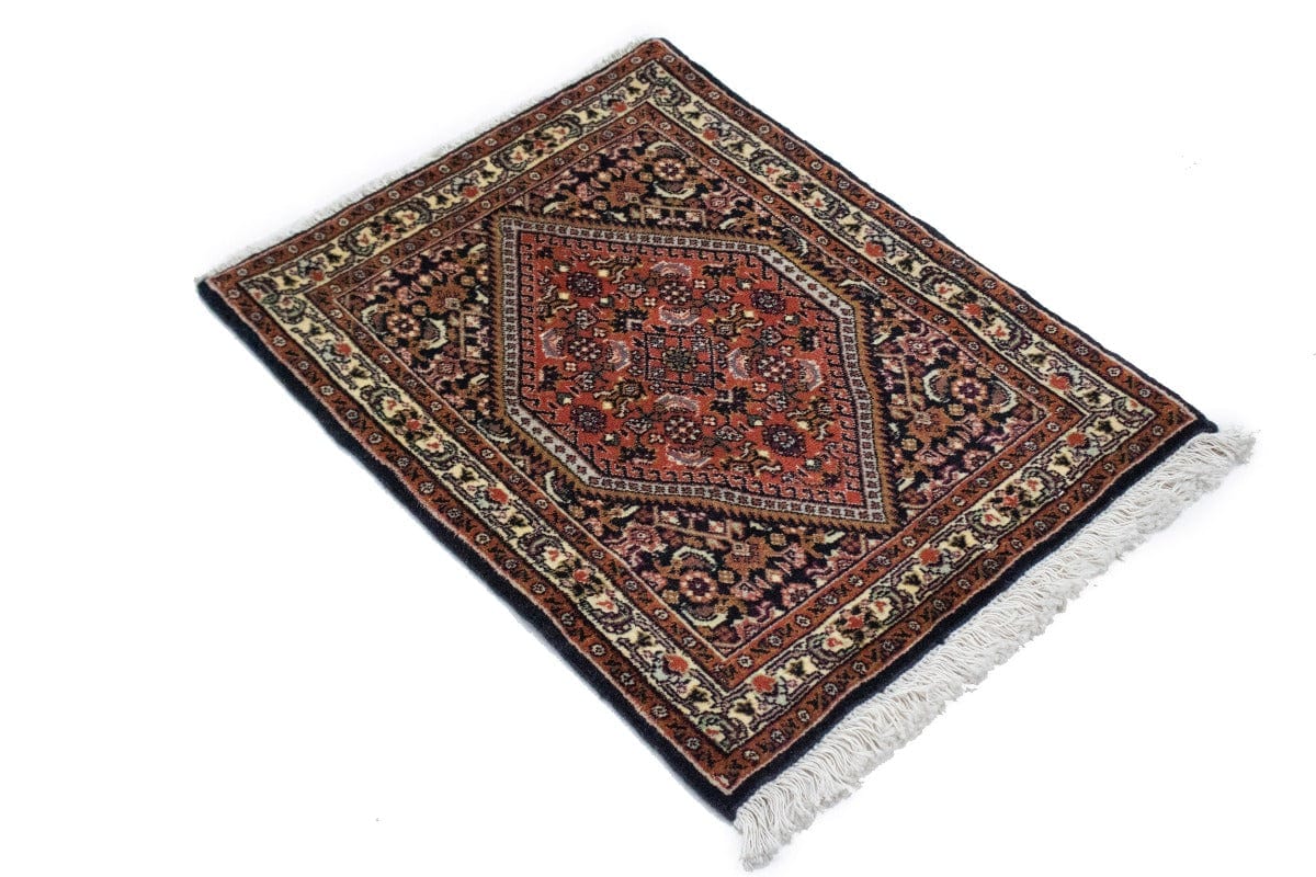 Charcoal Tribal 1'8X2'4 Bidjar Persian Rug