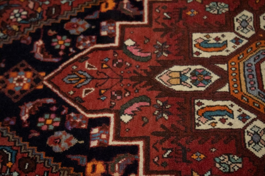 Vintage Brick Red 3X4 Zanjan Gholtogh Persian Rug