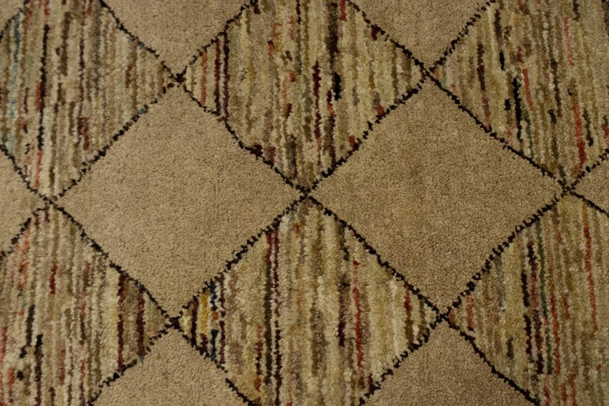 Beige Tribal 4X6 Gabbeh Chobi Peshawar Persian Rug