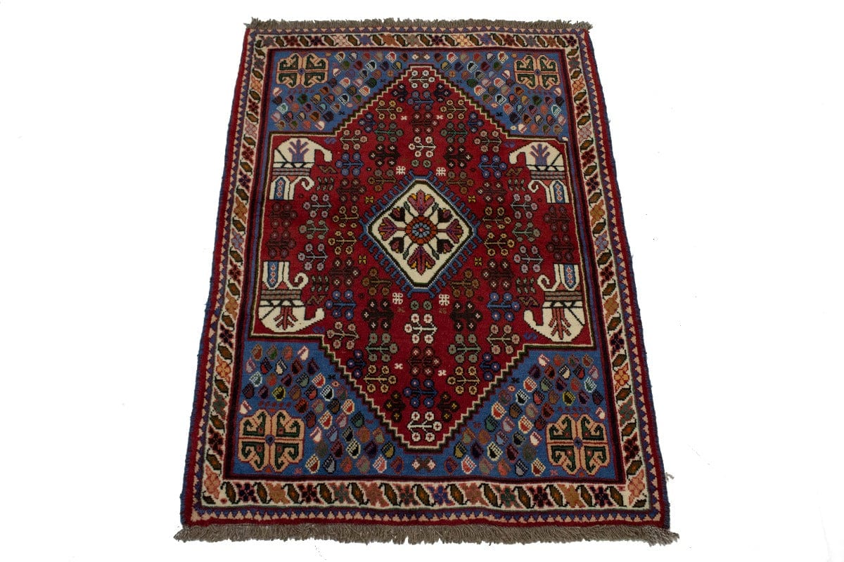 Red Tribal 3X5 Shiraz Persian Rug