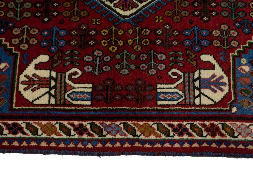 Red Tribal 3X5 Shiraz Persian Rug