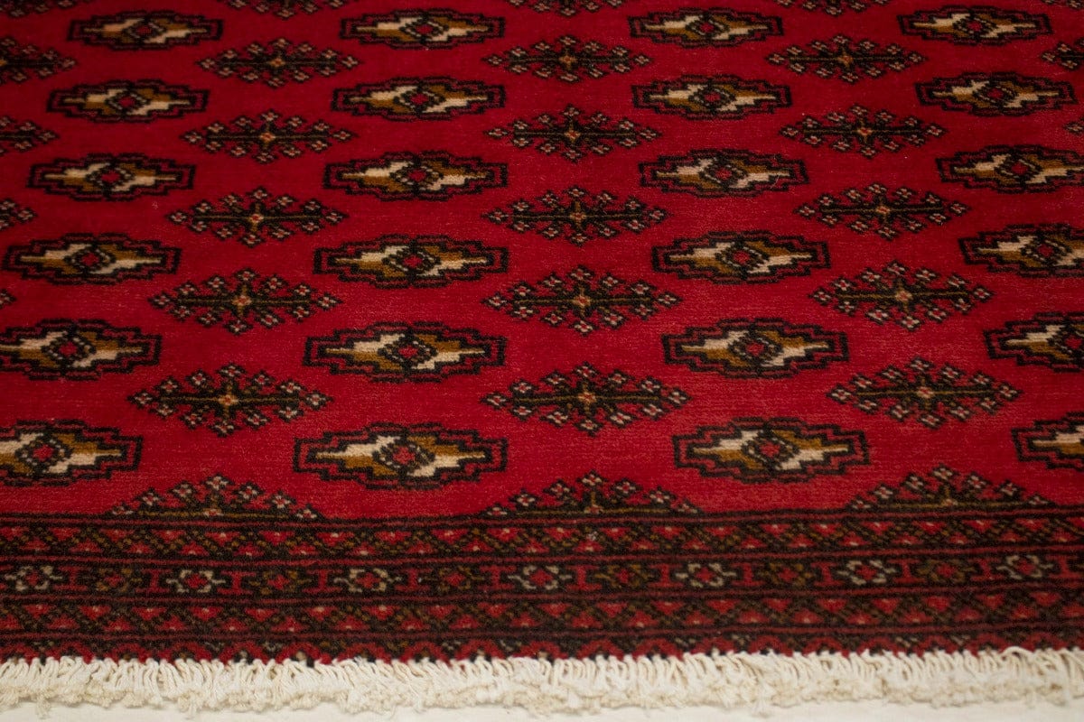 Semi Antique Tribal Red 2'0X4'4 Turkoman Persian Rug