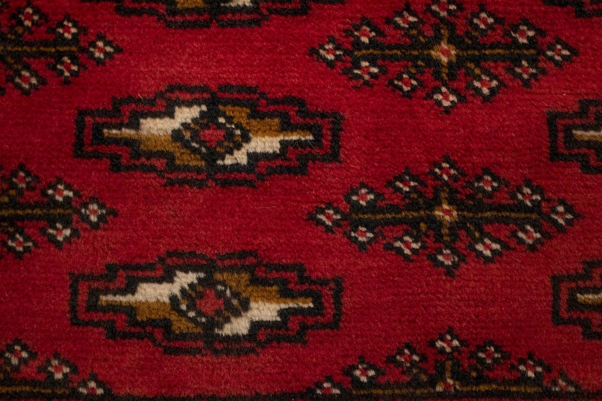 Semi Antique Tribal Red 2'0X4'4 Turkoman Persian Rug