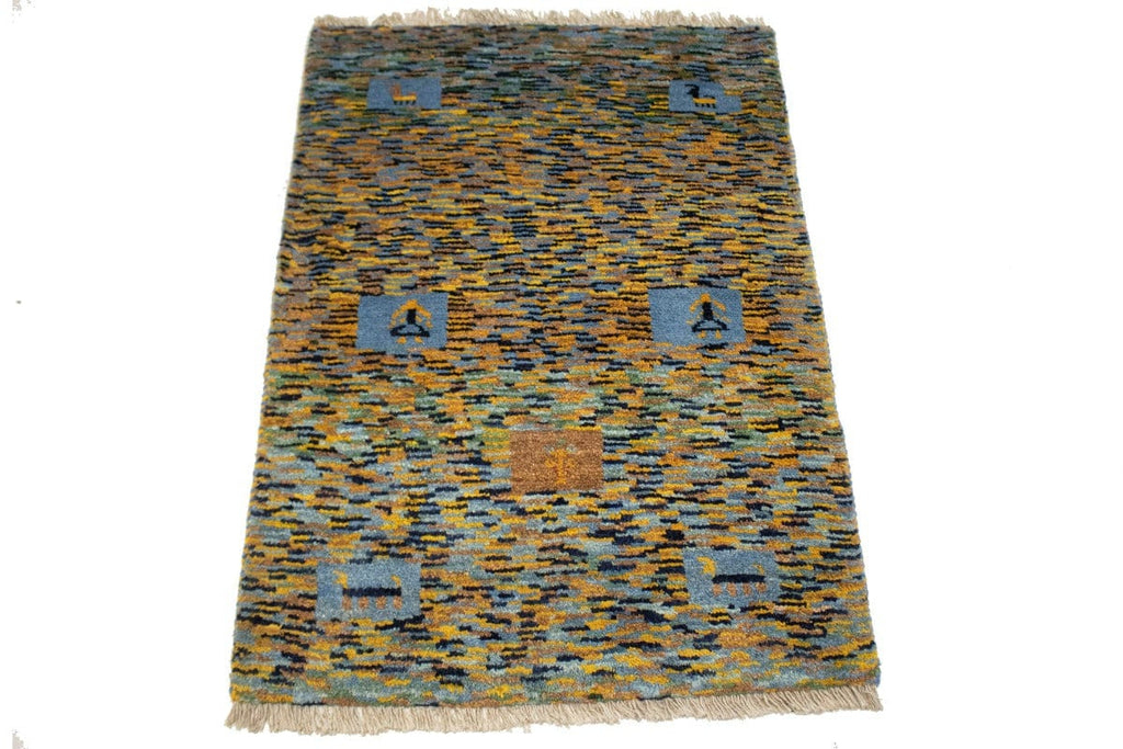 Multicolored Tribal 2X3 Gabbeh Persian Rug