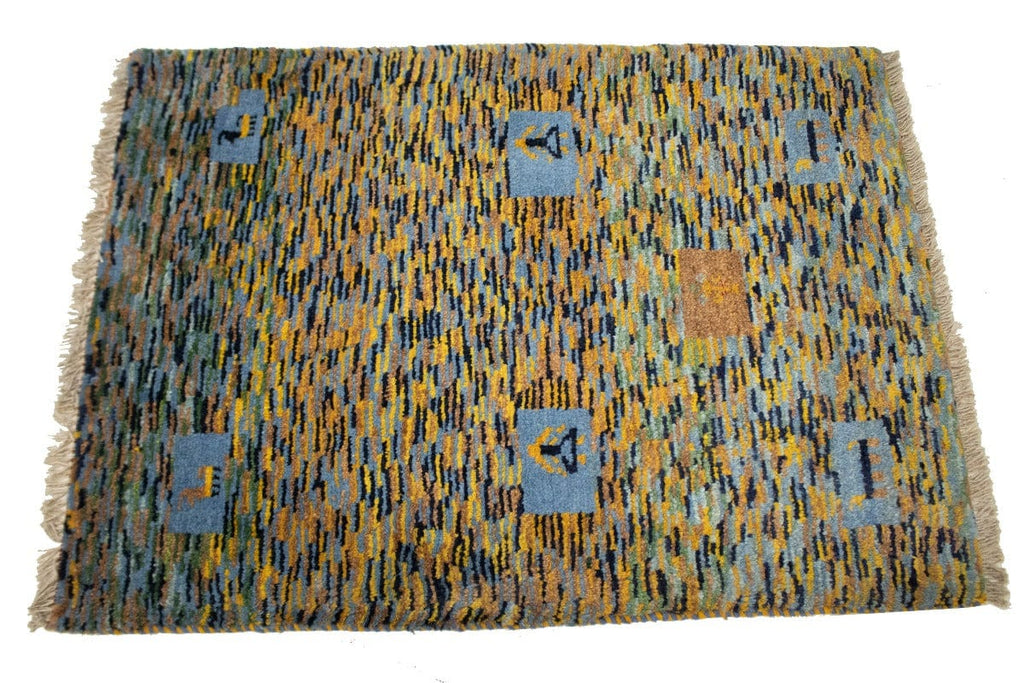 Multicolored Tribal 2X3 Gabbeh Persian Rug