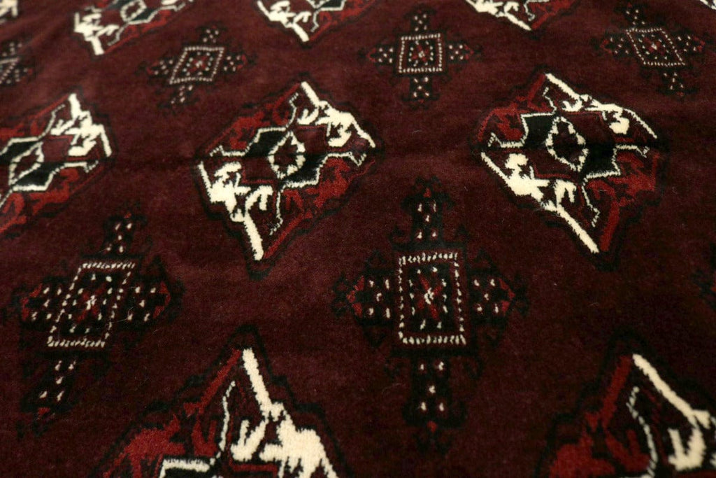 Burgundy Tribal 5X7 Turkoman Persian Rug