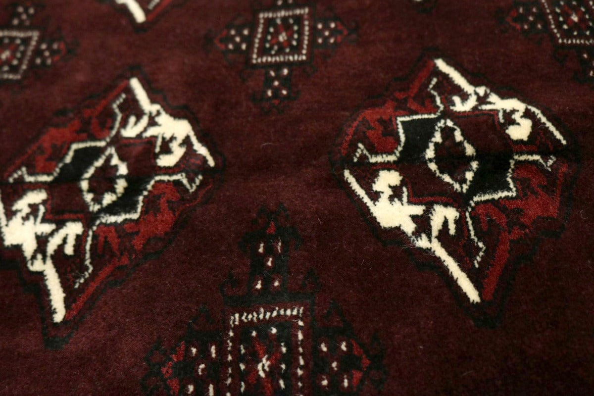 Burgundy Tribal 5X7 Turkoman Persian Rug