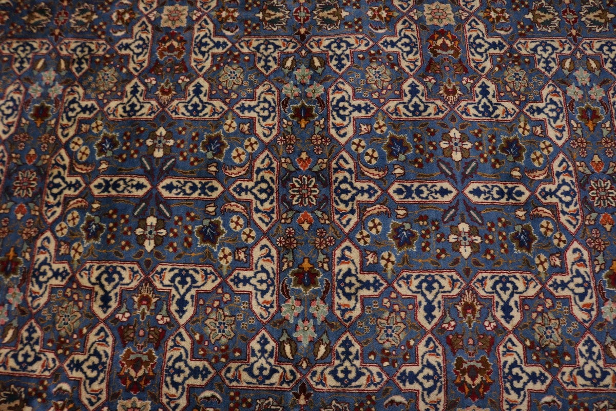 Vintage Blue Classic 10X13 Kashmar Persian Rug