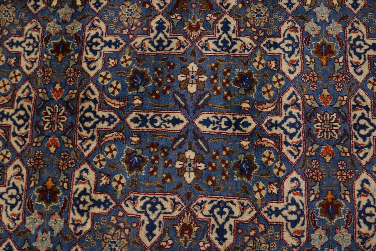 Vintage Blue Classic 10X13 Kashmar Persian Rug