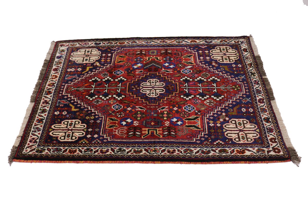 Red Tribal 3X5 Shiraz Persian Rug