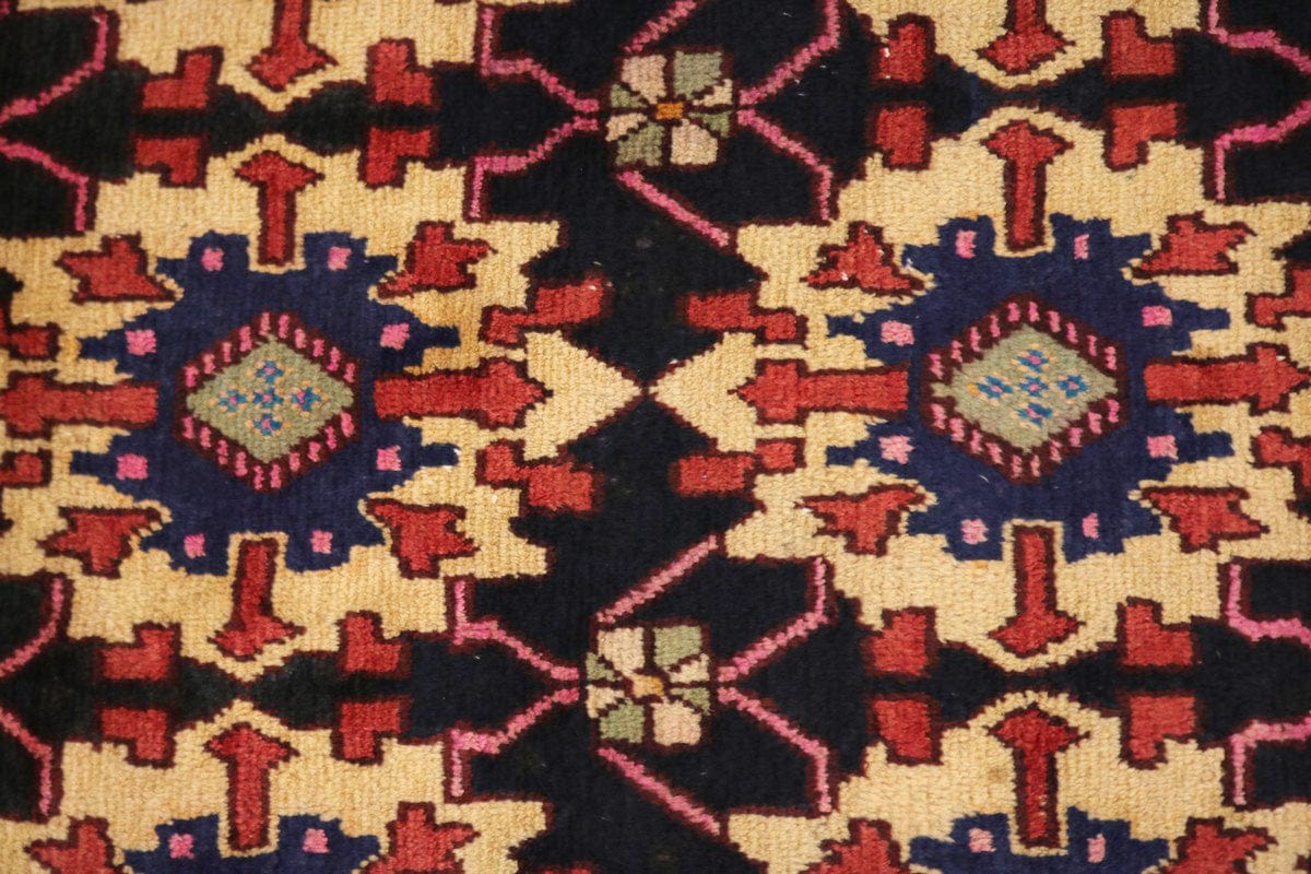 Vintage Beige Tribal 3X5 Sirjan Persian Rug