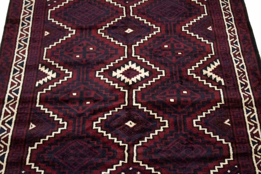 Vintage Red Tribal 6X9 Shiraz Lori Persian Rug