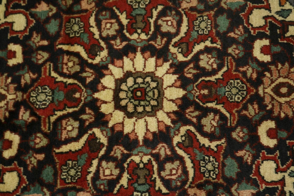 Vintage Bittersweet Red Floral 7X11 Bakhtiari Persian Rug