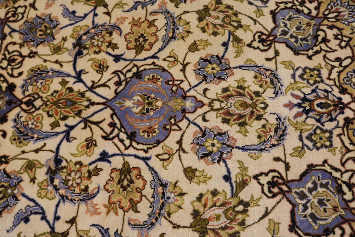 Vintage Beige Traditional 10X14 Najafabad Persian Rug