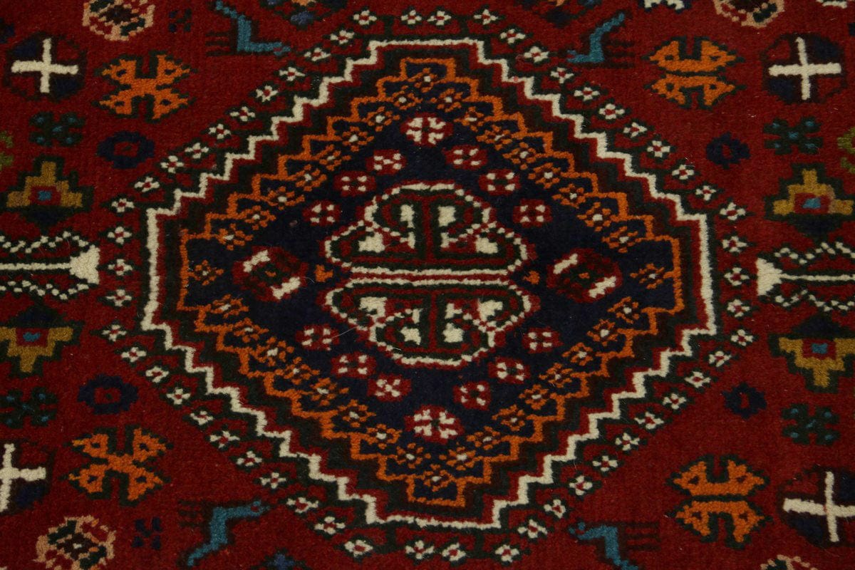 Red Tribal 3X5 Shiraz Persian Rug