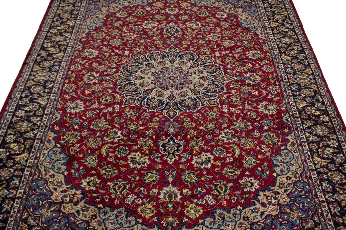 Vintage Red Traditional 9'8X13'5 Najafabad Persian Rug
