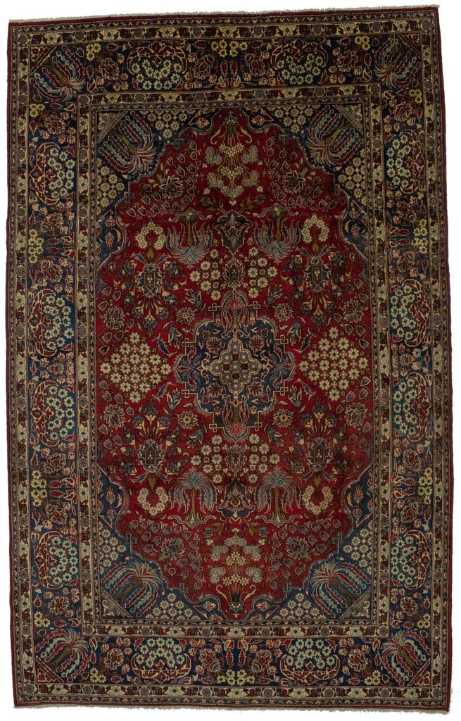 Vintage Red Traditional 8'6X13'7 Najafabad Persian Rug