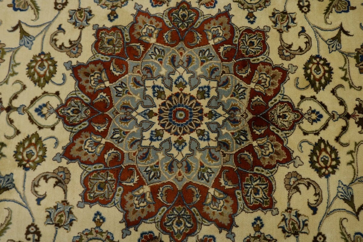 Vintage Beige Classic 10X13 Kashmar Persian Rug