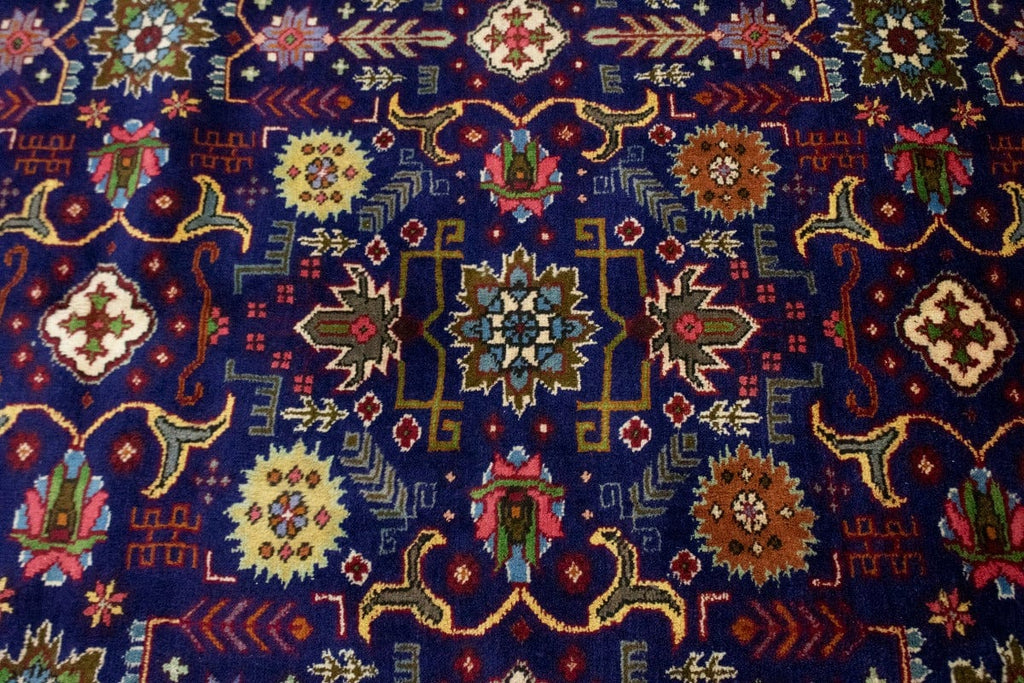 Vintage Purple-navy Traditional 10X13 Tabriz Persian Rug