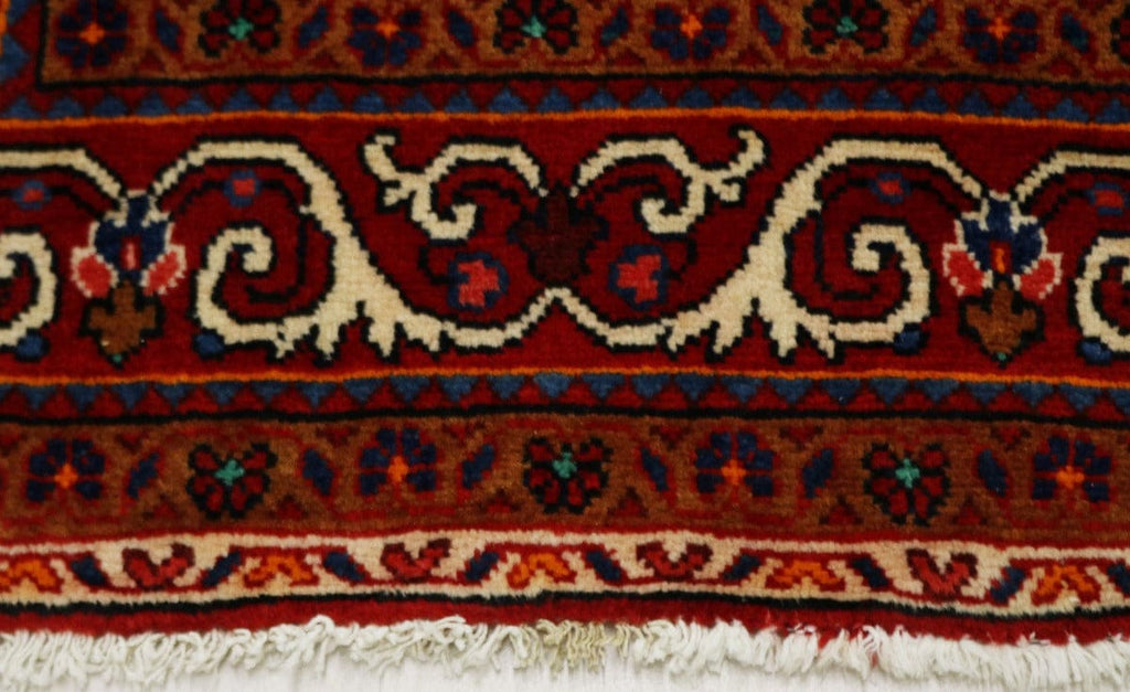 Vintage Red Floral 4X7 Gholtogh Persian Rug
