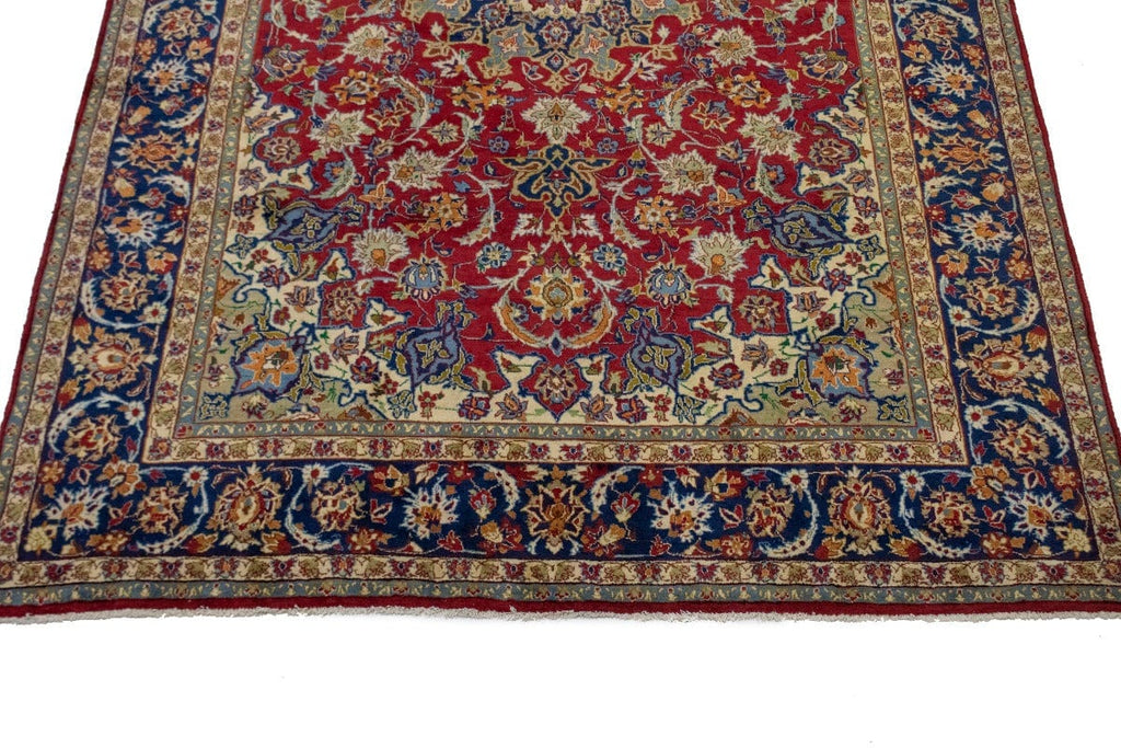 Semi Antique Traditional Red 8'5X12'9 Najafabad Persian Rug