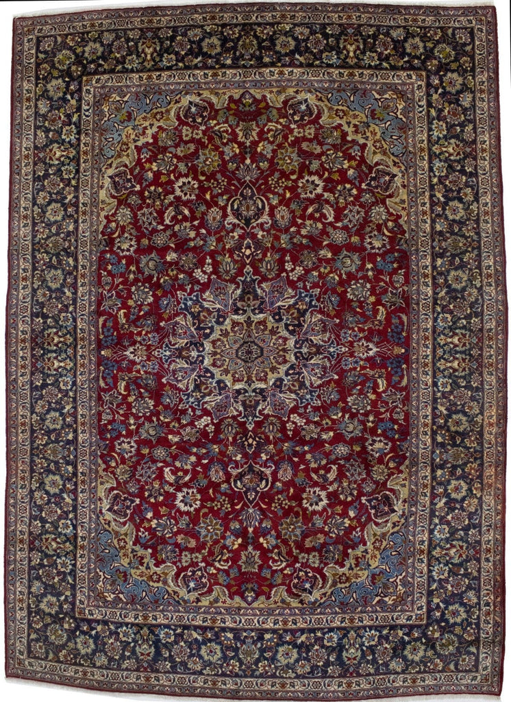 Semi Antique Red Traditional 10X14 Najafabad Persian Rug