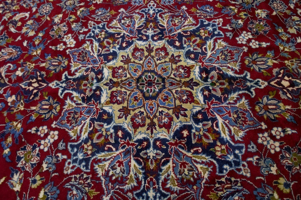 Semi Antique Red Traditional 10X14 Najafabad Persian Rug