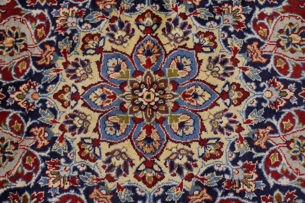 Vintage Red Traditional 10x17 Najafabad Persian Rug
