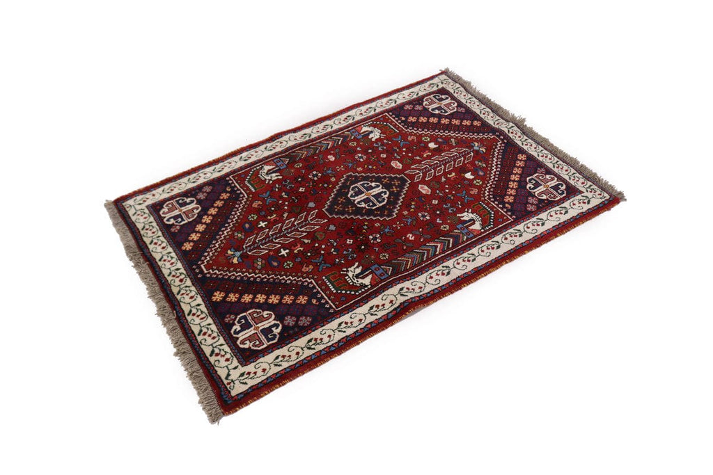 Red Tribal 3X5 Shiraz Persian Rug