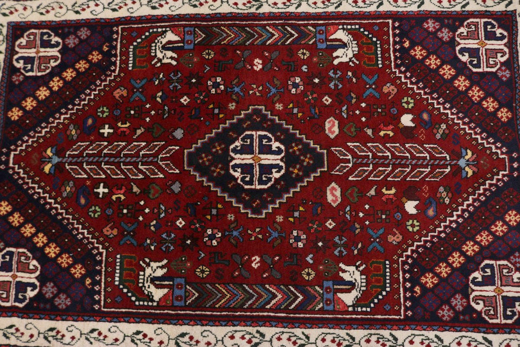 Red Tribal 3X5 Shiraz Persian Rug