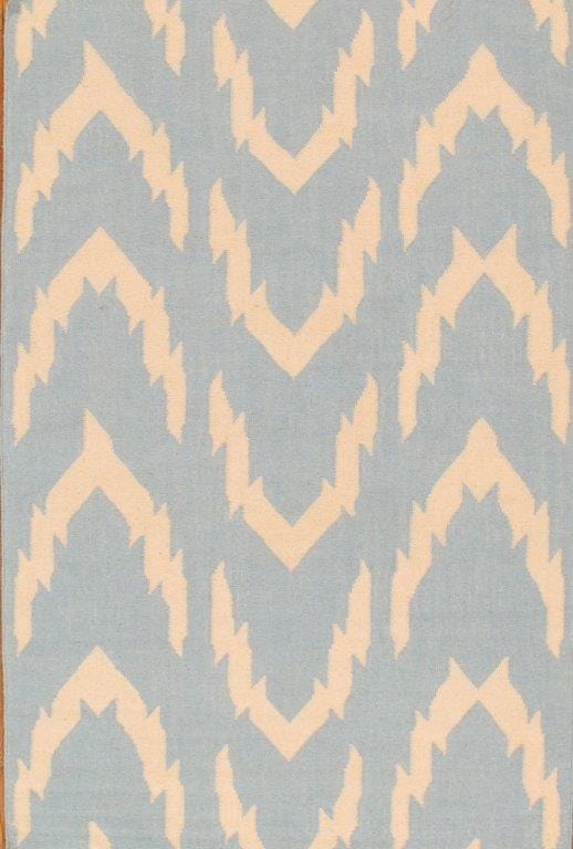 Kilim Collection Hand-Woven Lamb's Wool Area Rug- 6' 0" X 9' 0"