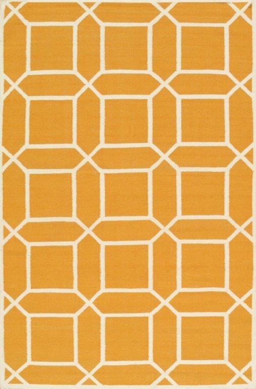 Kilim Collection Hand-Woven Lamb's Wool Area Rug- 5' 0" X 8' 0"