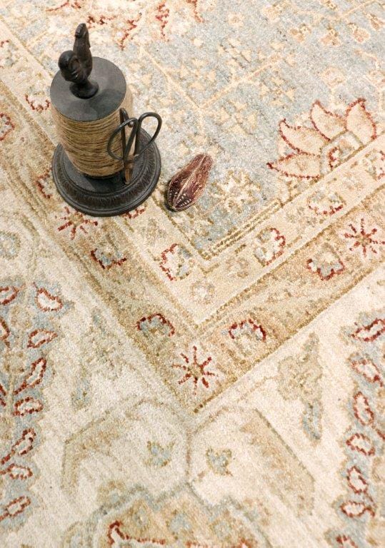 Sultanabad Collection hand-knotted Lamb's Wool Area Rug- 10' 2" X 19' 9"