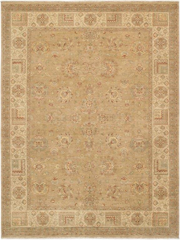 Sultanabad Collection Hand-Knotted Lamb's Wool Area Rug- 9' 2" X 12' 2"