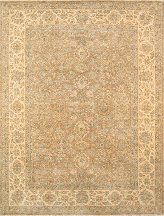 Sultanabad Collection Hand-Knotted Lamb's Wool Area Rug- 9' 3" X 12' 2"
