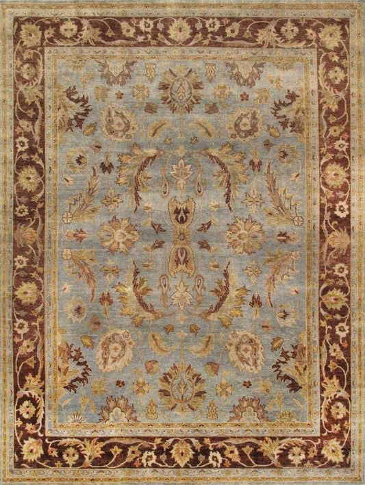 Sultanabad Collection Hand-Knotted Lamb's Wool Area Rug- 9'11" X 13' 8"