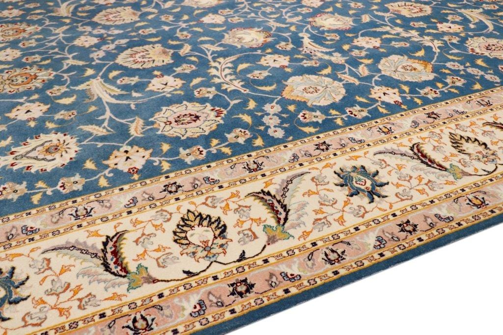 Tabriz Colletion Hand-Knotted Silk & Wool Area Rug- 6' 7" X 8' 6"