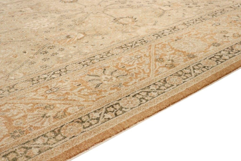 Tabriz Collection Hand-Knotted Lamb's Wool Area Rug- 8'11" X 11'10"