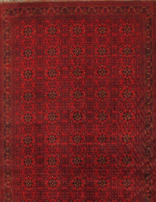 Yamoud Collection Hand-Knotted Lamb's Wool Area Rug- 9' 8" X 15' 6"