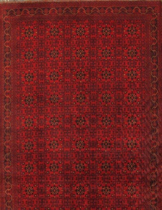 Yamoud Collection Hand-Knotted Lamb's Wool Area Rug- 9' 8" X 15' 6"