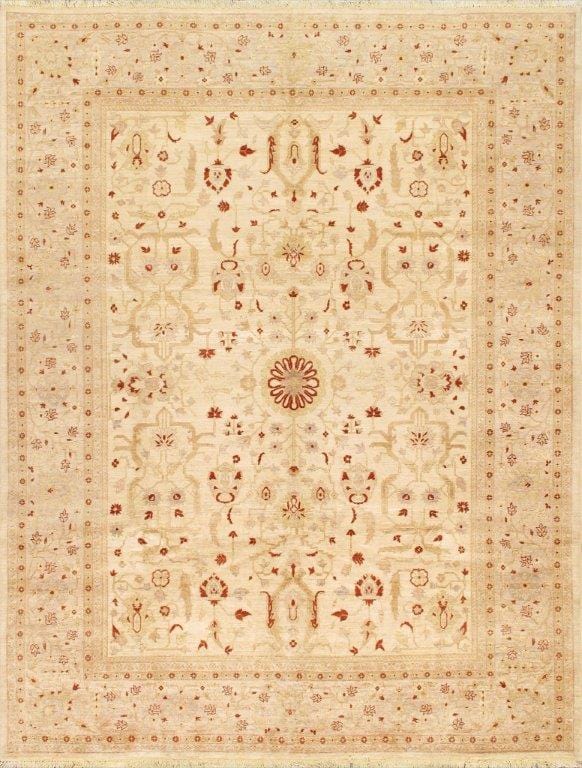 Nomad Art Collection Hand-Knotted Lamb's Wool Area Rug- 9' 3" X 12' 6"