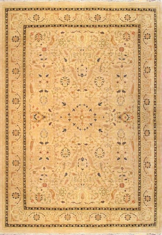 Ziegler Sul Collection Hand-Knotted Lamb's Wool Area Rug- 8' 3" X 10' 7"